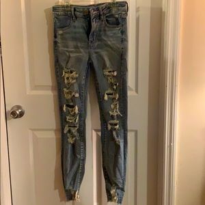 AE NE(X)T LEVEL HIGH WAIST JEANS. Lightly worn.